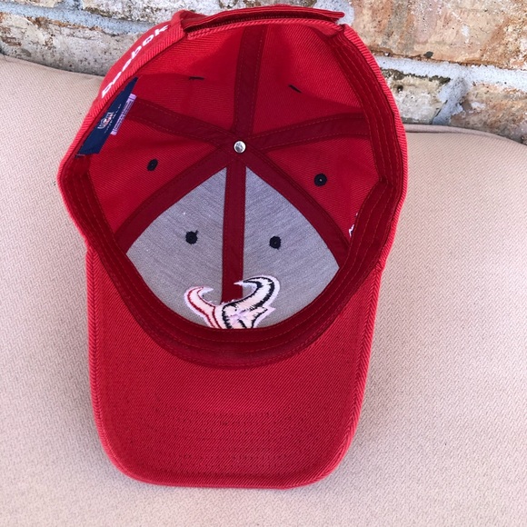 NFL Onfield Rebook Houston Texans Red Blue White Adjustable Back Strap Hat Cap - Picture 7 of 13